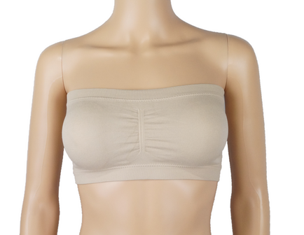 1032 Bandeau BH met uitneembare cups